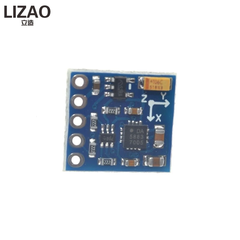 Магнитный сенсорный модуль для Arduino IIC Board HMC5883L 3V 5V Three 3|Интегральные схемы| |