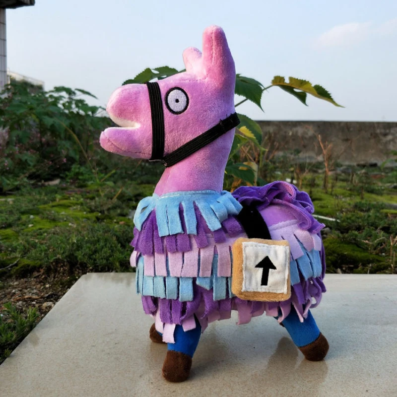 

25cm Cute Llama Plush Toys Game Troll Alpaca Rainbow Horse Stash Llama Stuffed Toy Dolls Children Collection Gift