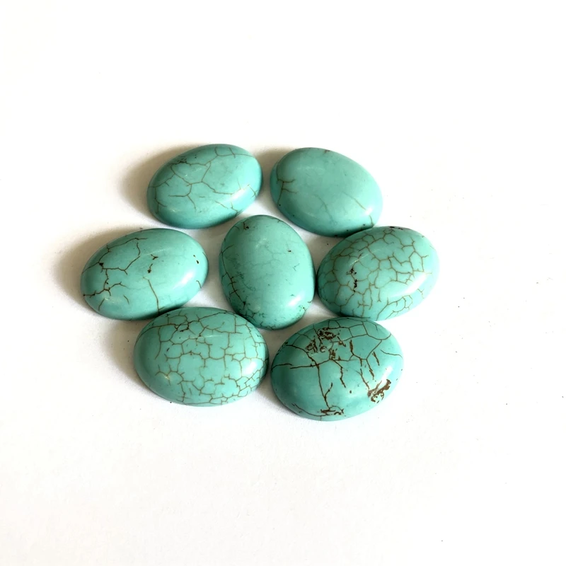 松石１５x20ｍｍ　椭圆形戒面蛋形戒面３ (5)