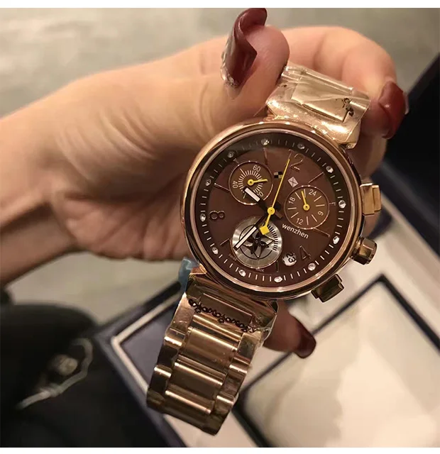 

famous Women's Watches Top Runway Luxury European Design Automatic Quartz Wristwatches FL2110P