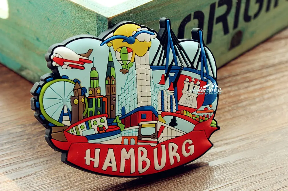 Baltrum Strandkorb Ostfriesland 3D Poly Fridge Magnet Souvenir Germany 