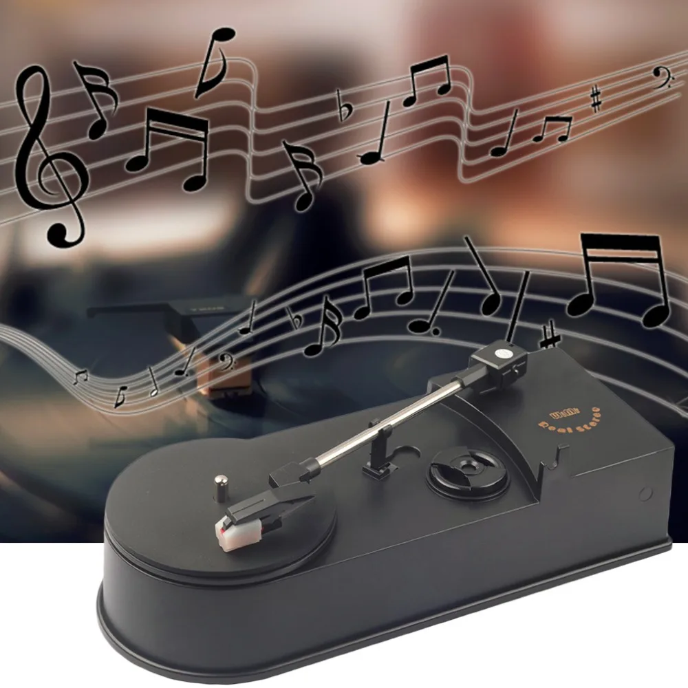 

Multifunctional USB Mini Phonograph Turntable Player Audio Player Support Turntable Convert LP Record To CD MP3