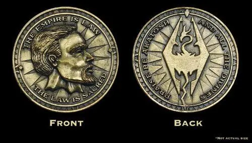 

The Elder Scrolls Commemorative Coin 10pcs/lot