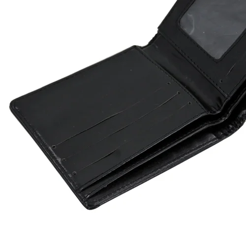 Folded thin-short wallet Black 4