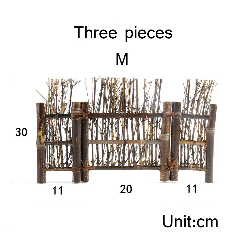 Дзен украшения чайные аксессуары бамбуковый забор экран ювелирные изделия disply фото реквизит домашний декор настольные украшения