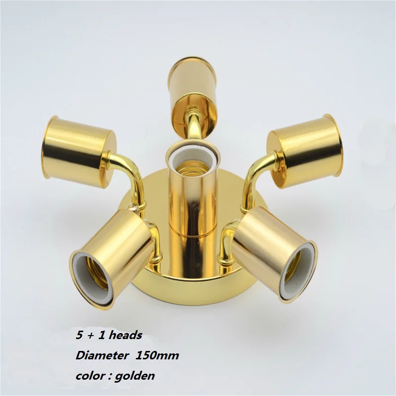 

Modern fashion 9 lights art luminaire loft ceiling lamp holder wall E27 LED ceiling lights Fixture for living room bar bathroom