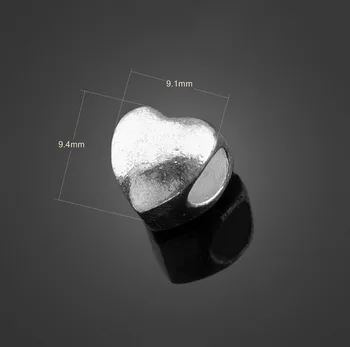 

150pcs Antique Silver Love Charms Pendants-DIY Findings Necklace Bracelet Metal Fashion Bags Accessories 9.4mm X 9.1mm