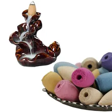 50 шт. дым конус-башня конус, ароматический Ладан полые конусов бледно-лиловый лучший поп Dec27 Прямая поставка