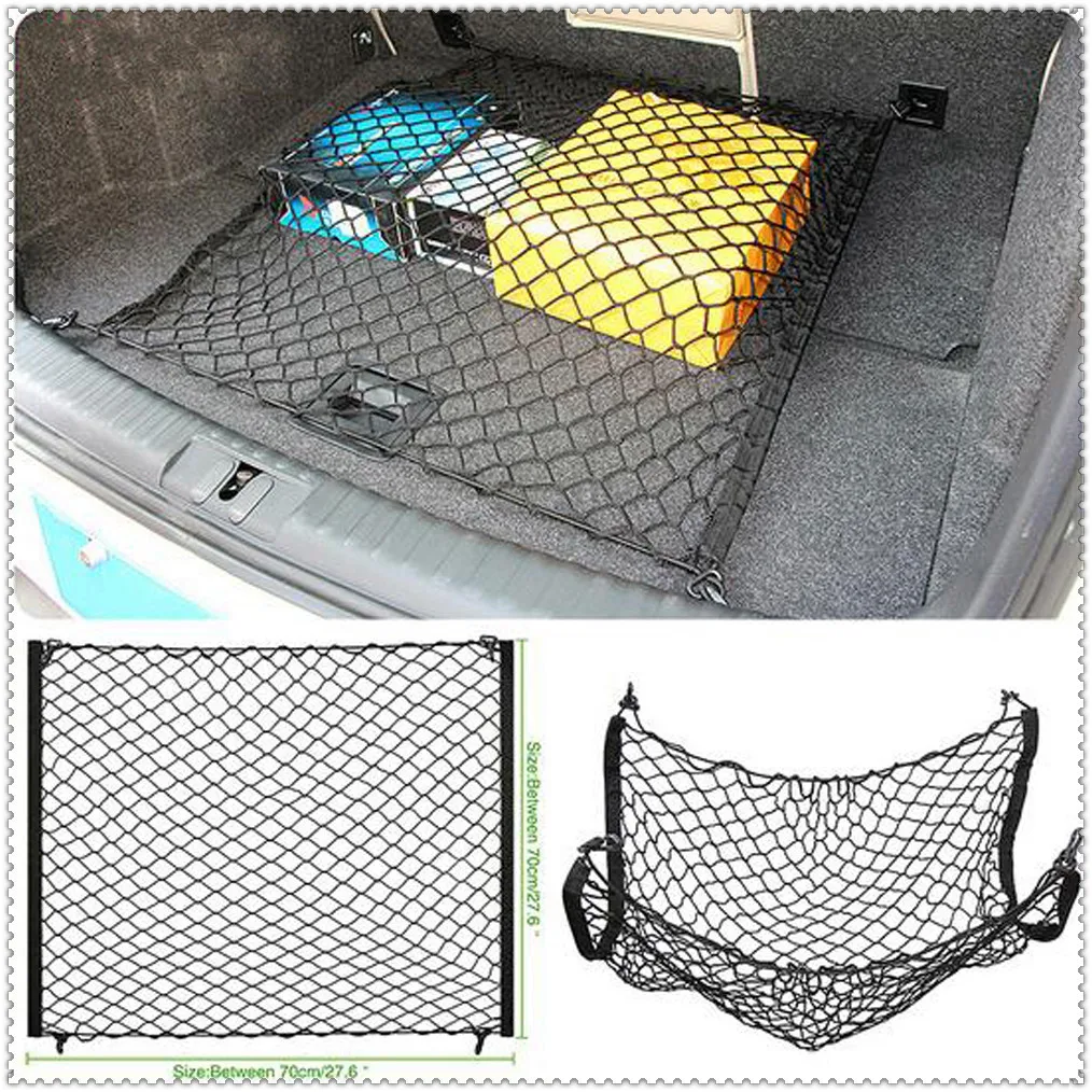 

Car Mesh Elastic Nylon Cargo Trunk Storage Luggage Net for Jeep Renegade Cherokee Wrangler Compass Patriot Santafe i20 i30