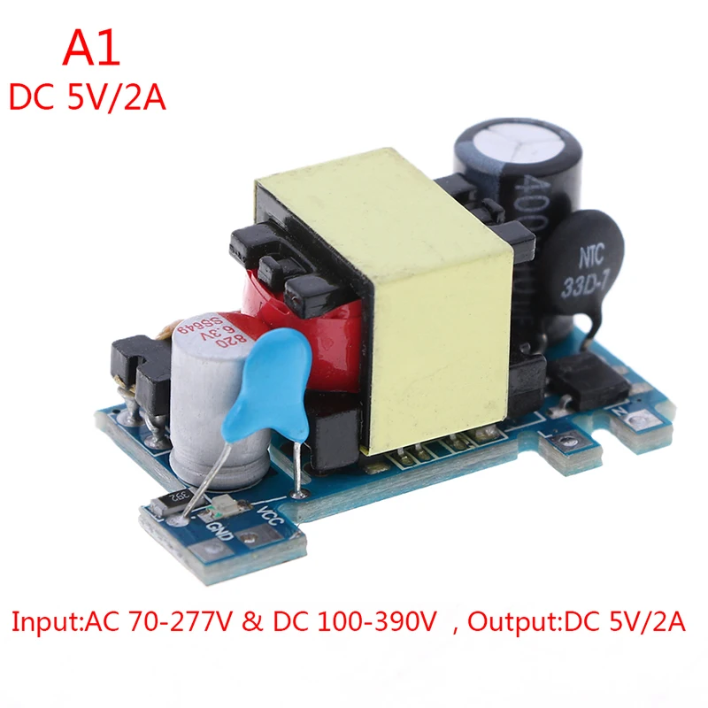 1 шт. AC-DC преобразователь модуль питания AC 110 В 220 в 230 В до 5 в 12 В 24 в импульсный преобразователь - Цвет: A1