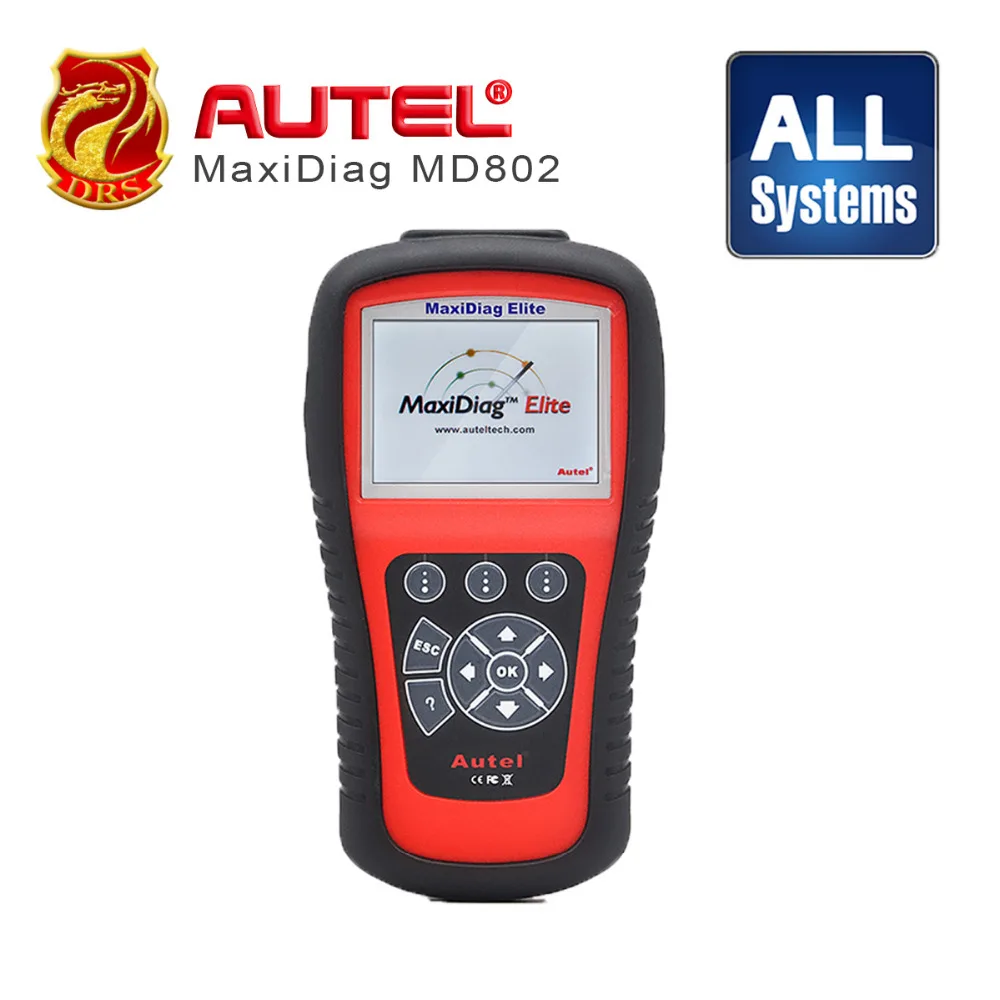 100 Original Autel Code Reader Maxidiag Elite MD802 4 IN 1 MD701 MD702 MD703 MD704