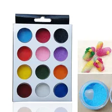 12 видов цветов для шлифовки ногтей для ногтей Маникюр УФ-гель Применение G03