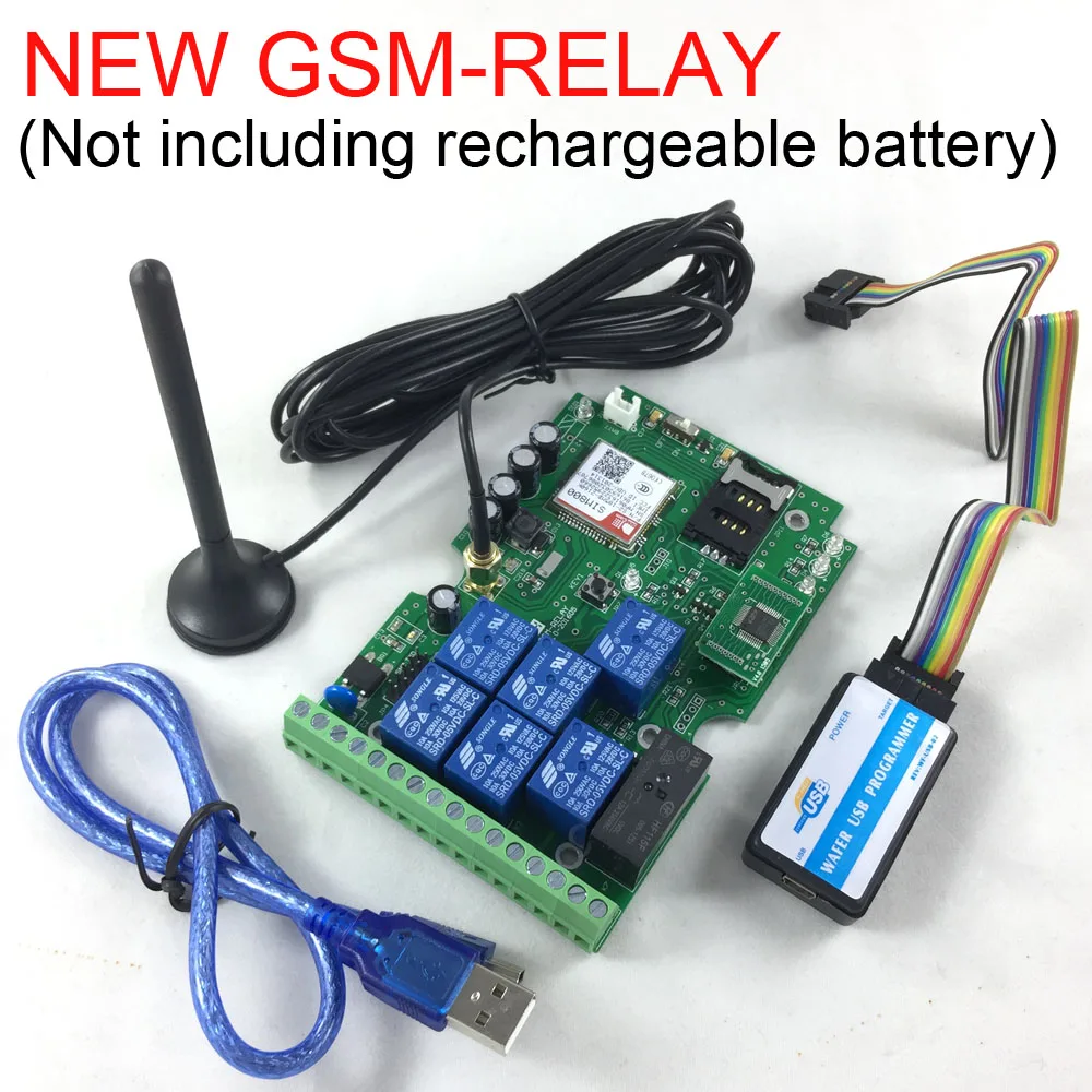 

Free shipping V2016 New designed Seven channel Relay Ouput wireless GSM remote control switch board IOS and android App support