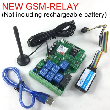 

Free shipping V2016 New designed Seven channel Relay Ouput wireless GSM remote control switch board IOS and android App support