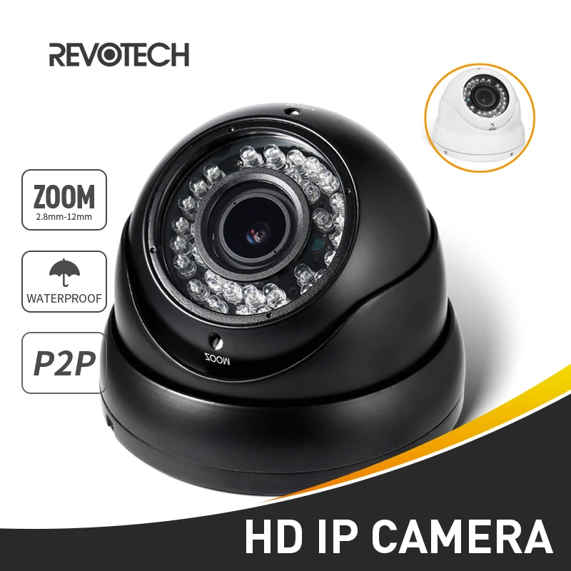 Водонепроницаемая 1080P 2 8 12 мм зум ip камера 2.0MP 36 LED наружная безопасности ONVIF ночное