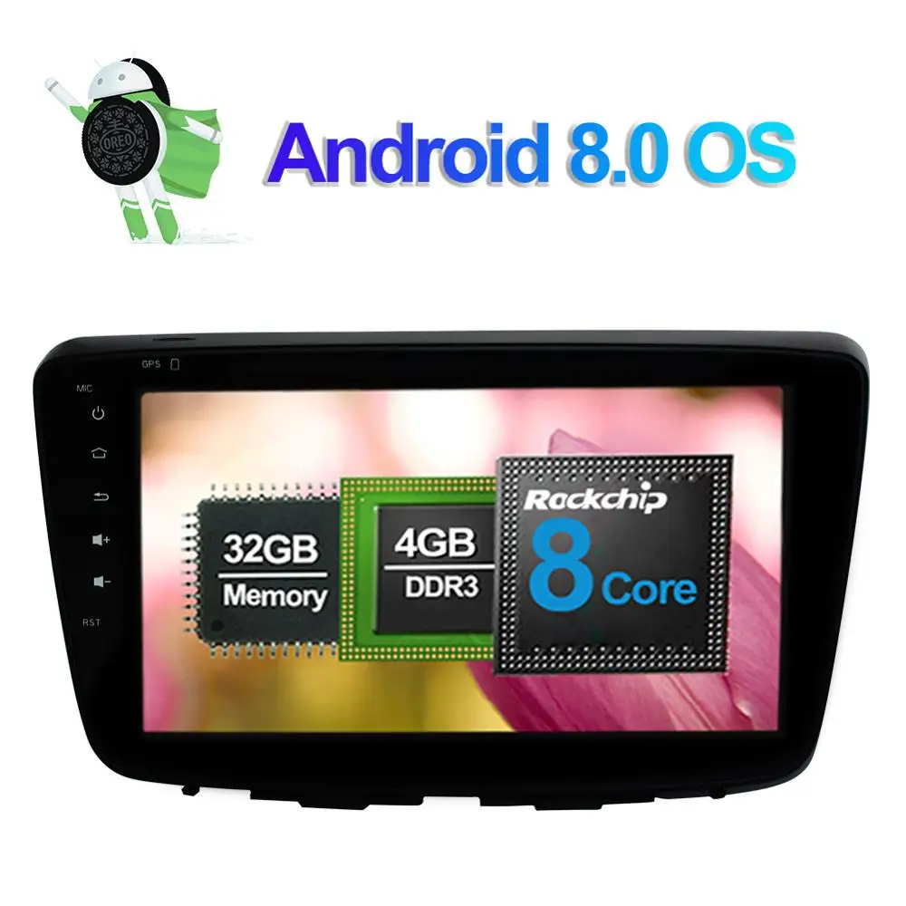 8-дюймовый Android 8 0 Восьмиядерный 4 Гб ОЗУ автомобильное радио стерео GPS-навигация