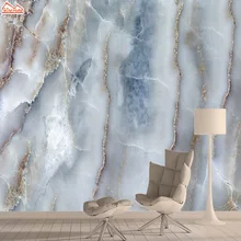 Синий Мрамор 3d фото виниловые обои фрески обои домашний декор самоклеящиеся обои для гостиной фон спальни