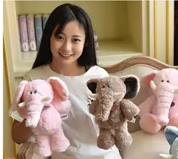 См 1 шт. 30 см сладкий слон сна успокоить Плюшевые куклы держать подушки Детские Мягкая игрушка для маленьких девочек творческий подарок