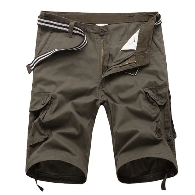 Casual Cargo Shorts Men 2019 New Loose Cool Mens Shorts Overalls Breeches Summer Quality Cotton