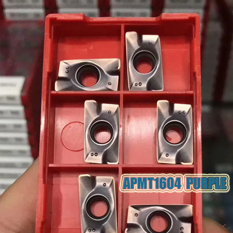 

APMT1135 PDER APMT1604 R0.8 DEGREE milling carbide inserts for machining stainless steel and steel and aluminum
