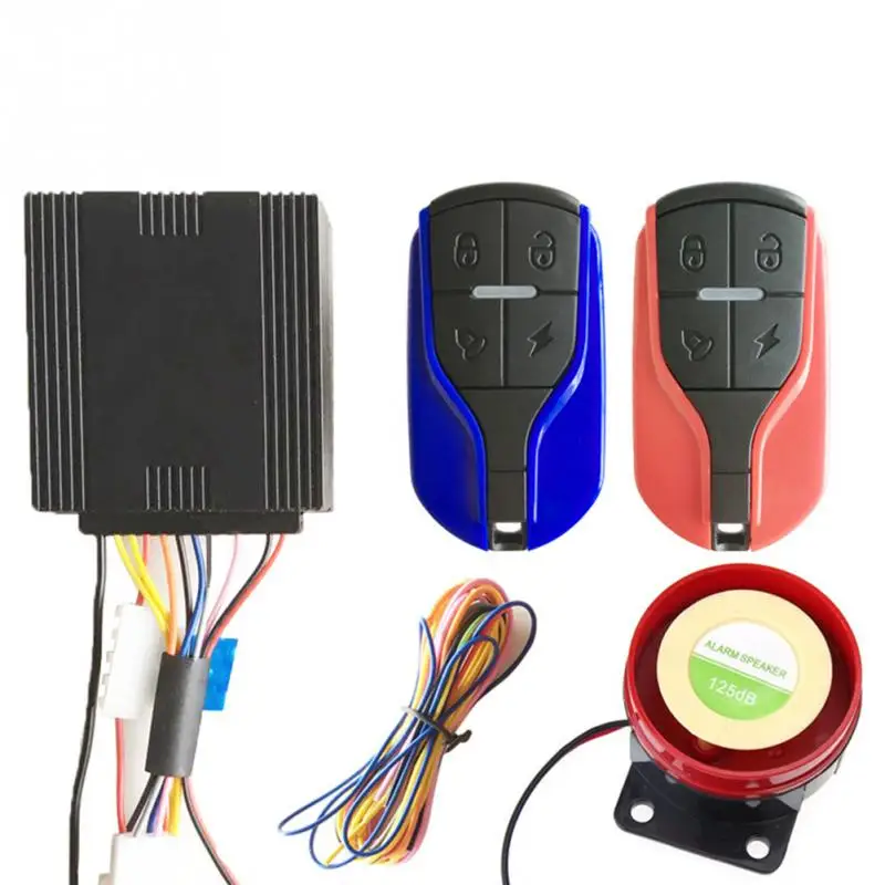 

Security Waterproof For Motorbike Durable Alarm System With Remote Controller Drop Shipping #0905