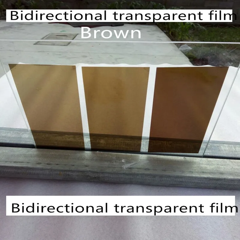 Стеклянная фольга коричневое затенение декоративная пленка кофе двухсторонняя прозрачная оконная пленка балкон самоклеющаяся кофейная пленка паста