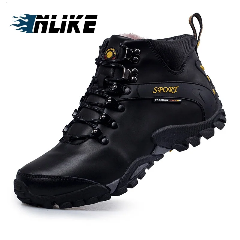 Calçado Botas Alta Masculinos Moda Tamanho Up Grande De Preto Couro Da Ankle Lace brown Qualidade Genuíno Rodada Toe Inlike Sapatos Homens Boots B6ftqwnp