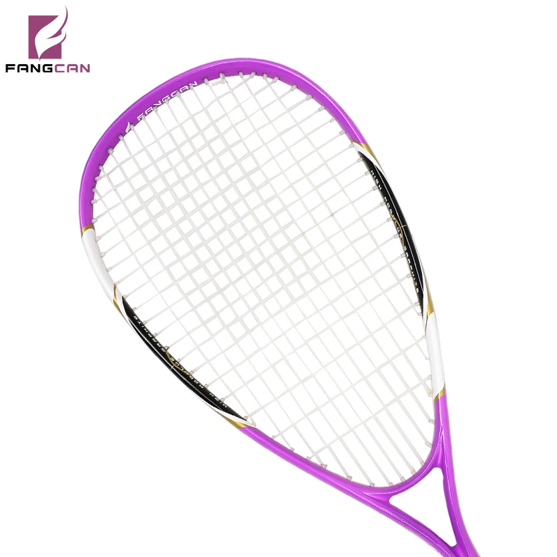 2pc/lot FANGCAN FCSQ-02 Aluminum Carbon Composite Squash Racket 210G for Entry-level with String within 3/4 Cover