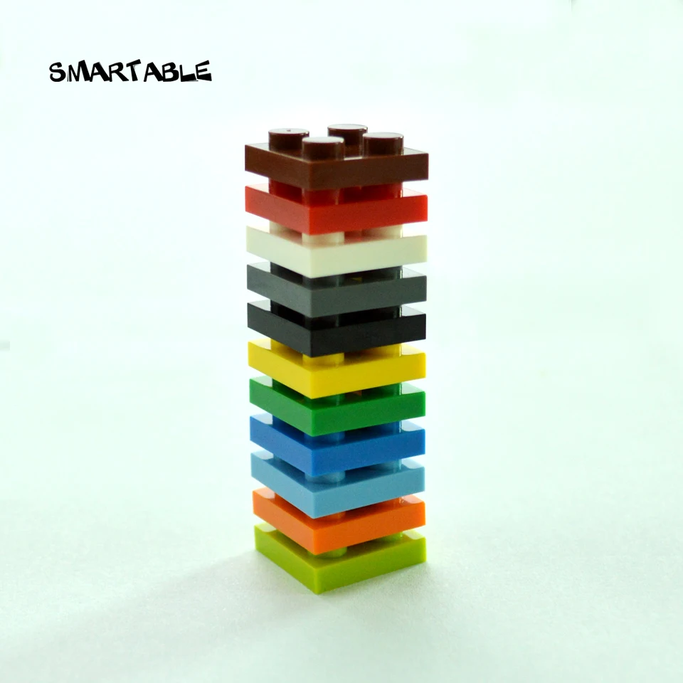 Детский конструктор Smartable Bulk Plate 2X2 детали MOC логотип сделай сам развивающие