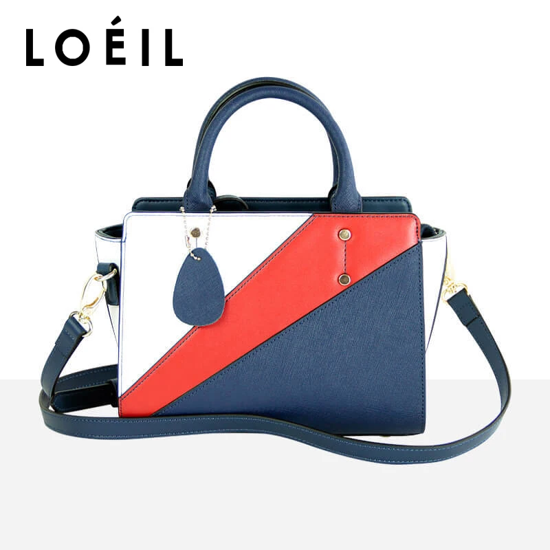 2018 new women's bag European and American fashion trend ladies handbags anti-collision color shoulder Messenger bag 2018 new women's bag European and American fashion trend ladies handbags anti-collision color shoulder Messenger bag