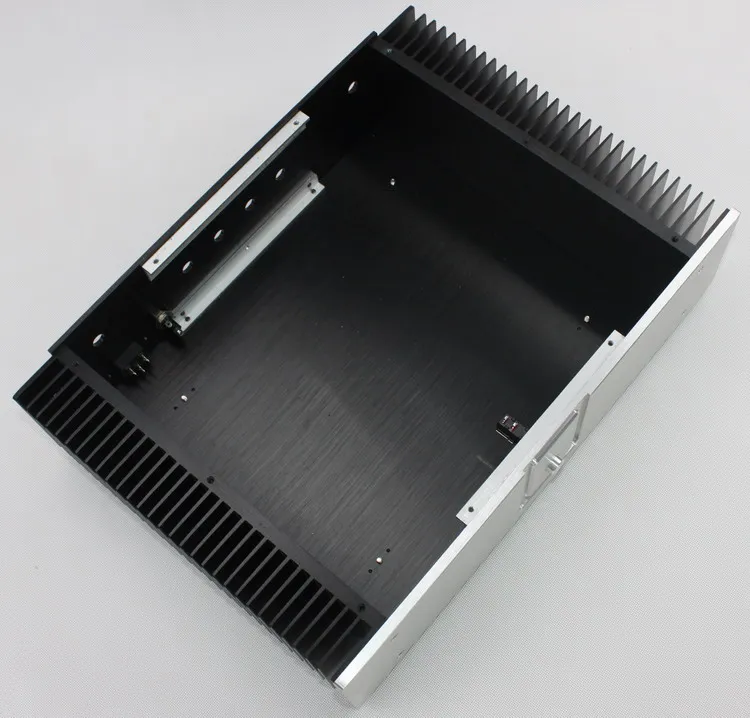 Алюминиевый AMP шасси/домашней аудио усилитель чехол(Размеры 312*432*110 мм