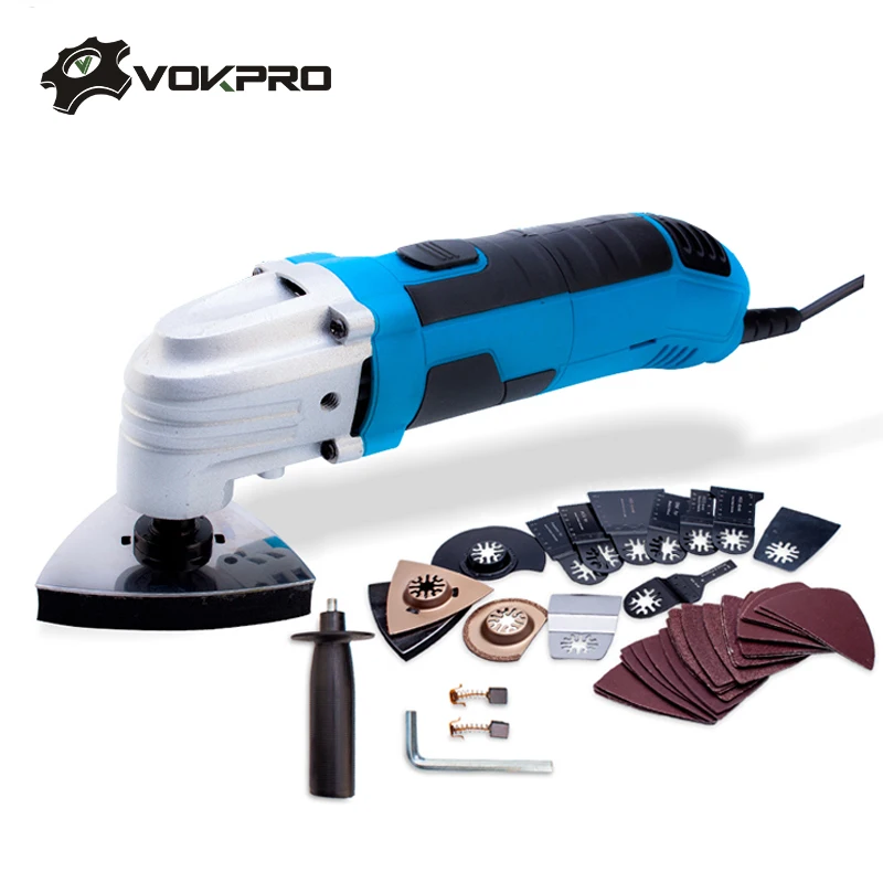

300W 220V Multifunction Oscillating Tool Kit Variable Speed Electric Multi-Tool Power Tool Electric Trimmer With Accessories