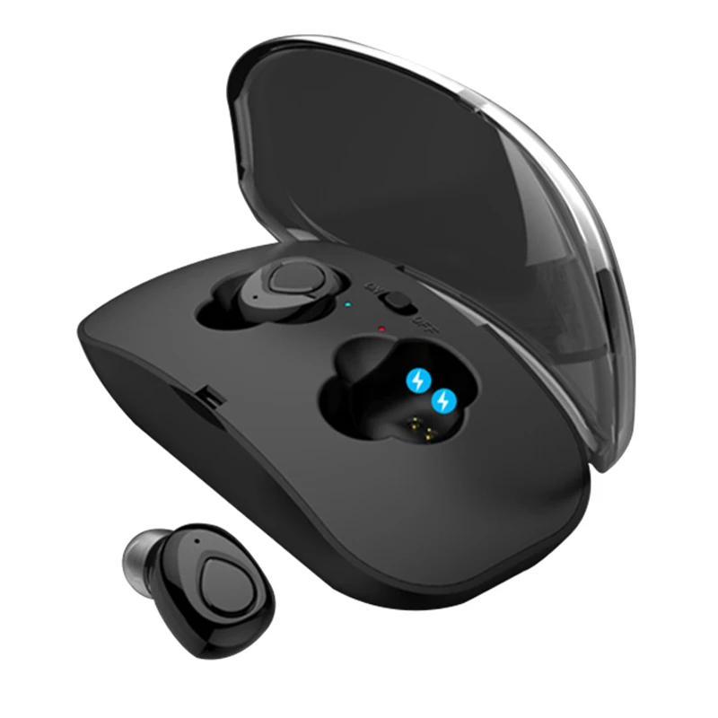 

New HAOBA X18S Bluetooth V4.2 TWS Earphone Waterproof Wireless Stereo Earbud for XIAOMI iphone Phone With Charging Box