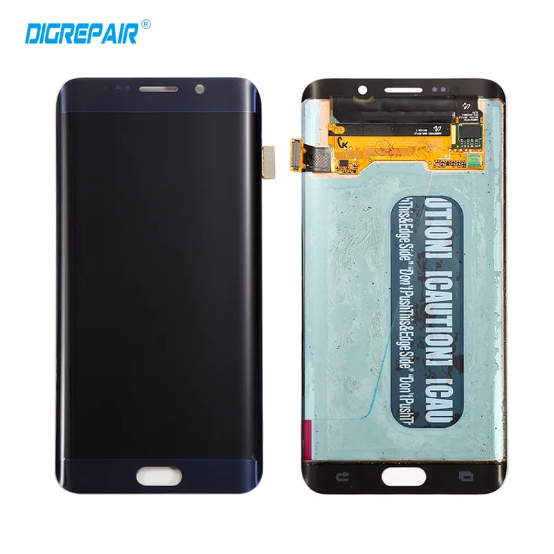 Синий для samsung Galaxy S6 Edge Plus G928 G928A G928T ЖК-дисплей Дисплей Сенсорный экран планшета сборки