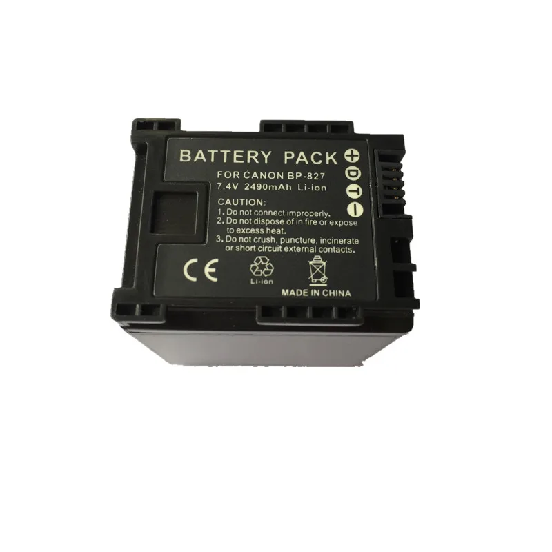 

SOULMATL BP-827 lithium batteries pack BP827 Digital Camera Battery BP827 For Canon HG31 XA10 HF20 HF10 HF100 HF100E HG20 HG21