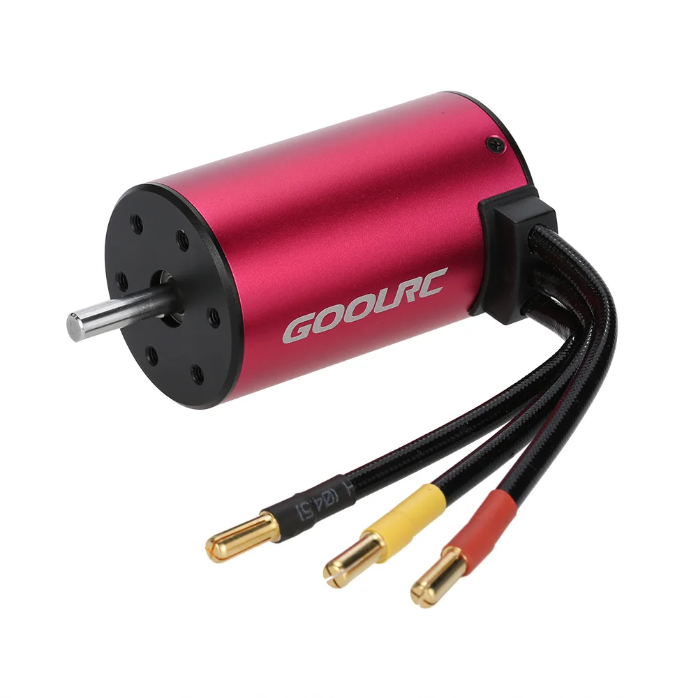

Original GoolRC S3660 3800KV 4 Poles Brushless Sensorless Motor for 1/8 1/10 RC Car Truck