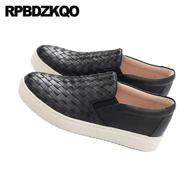 navy blue slip on trainers womens