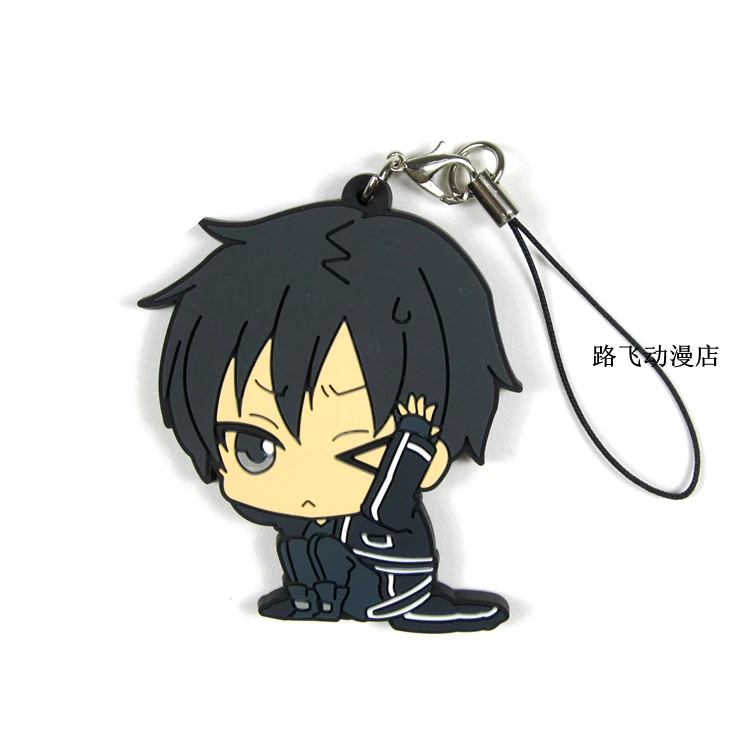 Sword Art Online Action Figure Anime Model Kirigaya Kazuto Yuuki Asuna Sachi Shinozaki Rika Ayano Keiko Heathcliff  Pendant 6cm