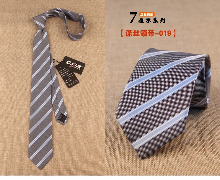 Для мужчин's галстук официальная деятельность Vestidos 7 см Мода полосатый галстук колледж Стиль подарок костюмы интимные аксессуары Gravata Masculina