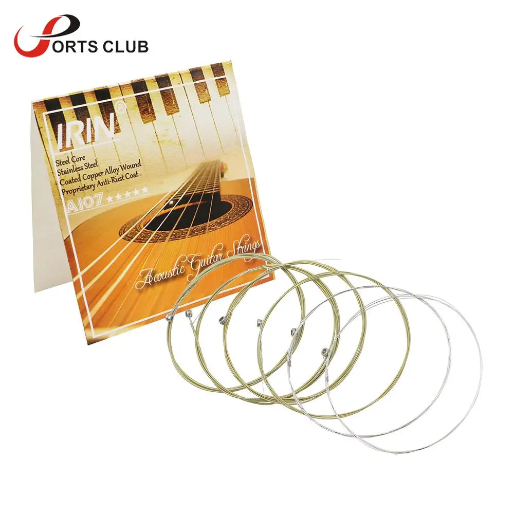 Full Set 6pcs(.011 .052) Acoustic Folk Guitar Strings Replacement Steel