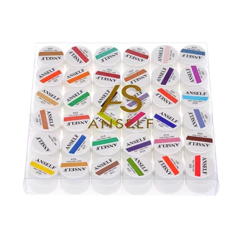 

Makeup 36 Colors Nail Art UV Gel Colorful Glitter Nail Gel Excellent Gel Nail Polish Nail Art Tip Design Manicure DIY Color Ink