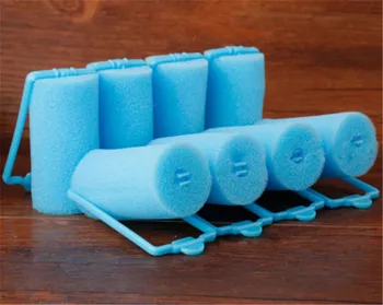 

10PCS/Pack Sponge Roll Curler New Fashion Sleeping Bendy Hair Curlers Sponge Hair Roller Large Pear Hair Tool Color random