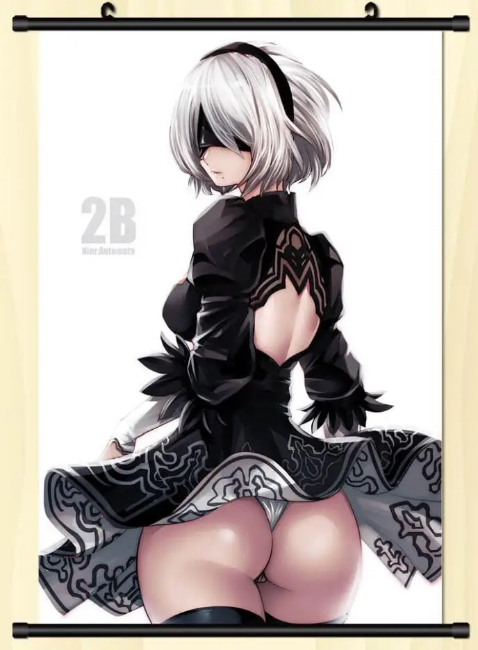 Japanese cartoon Anime poster NieR:Automata home decoration wall rolling Decorative 60x90CM | Дом и сад