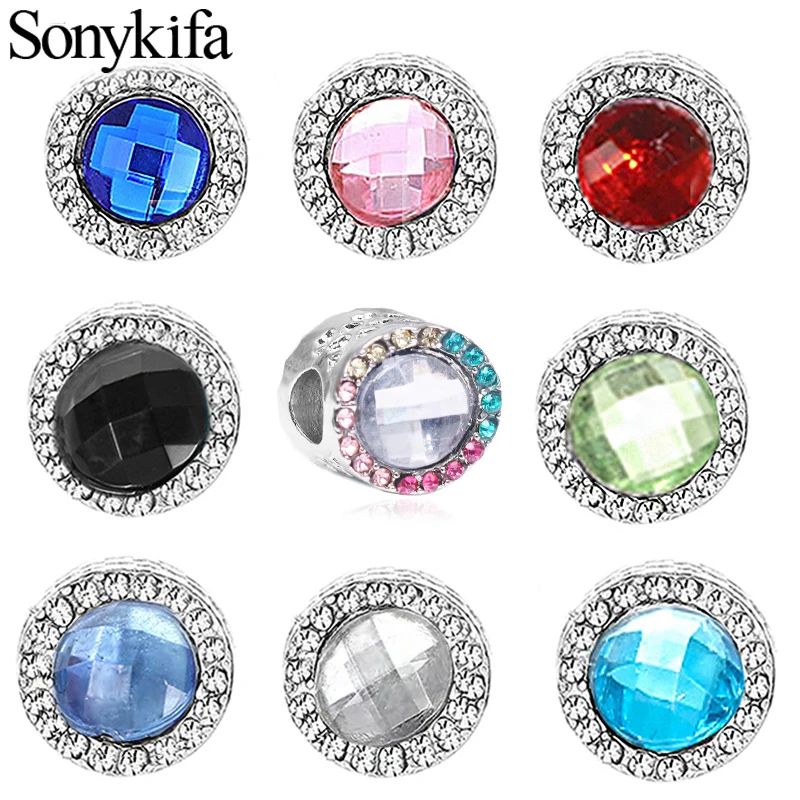 

2Pcs/lot love fashion Shining stone accessories Beads Fit Pandora Bracelets Necklaces Women Elegance Gifts DIY Handmade