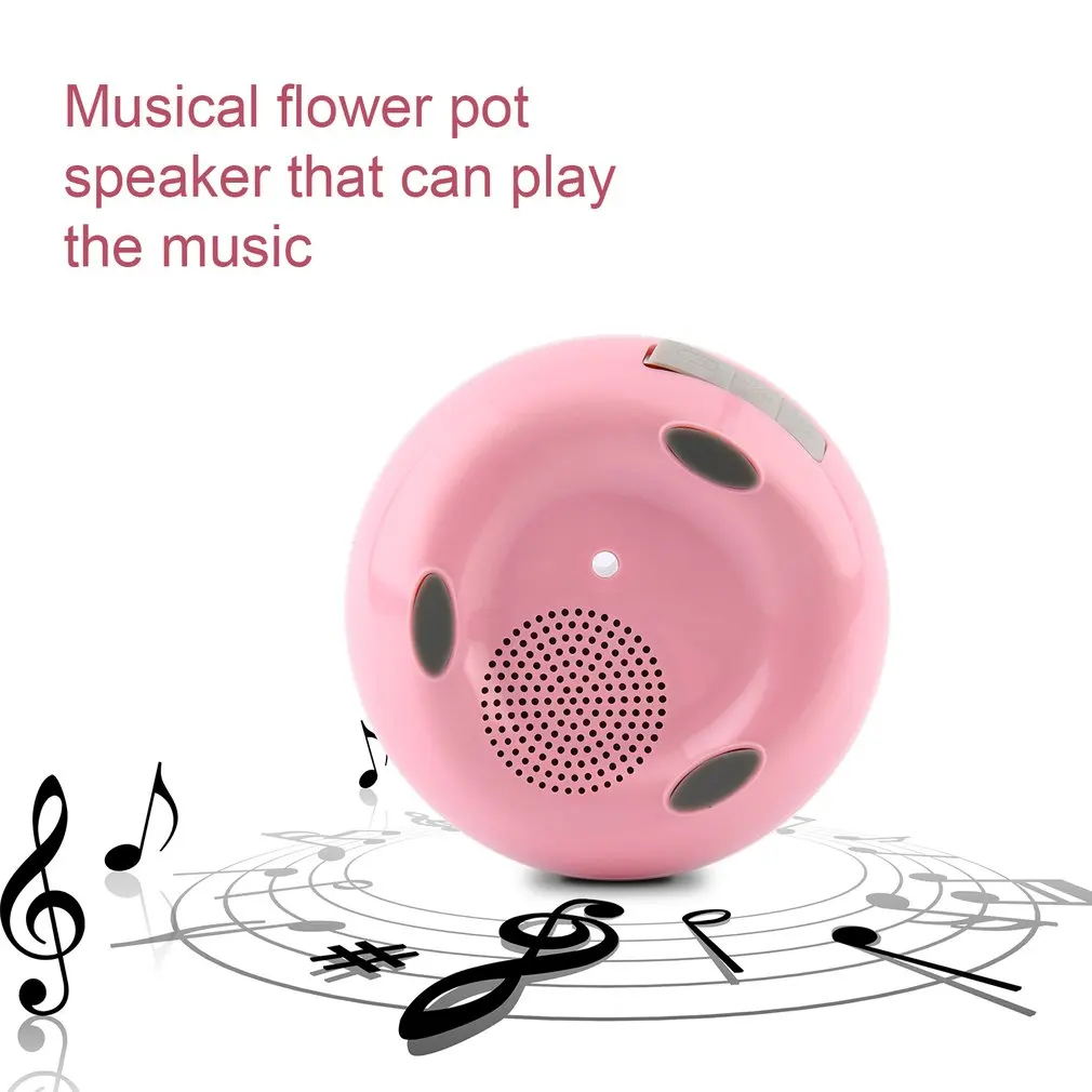 Смарт Bluetooth музыка цветочные горшки сенсорное управление Стерео Динамик для украшения дома и офиса