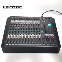 Leicozic аудио микшер FX122-USB монтируемый в стойку цифровой микшер DSP MP3-плеер с USB/SD разъемом для карт аудио цифровой процессор микшер dj