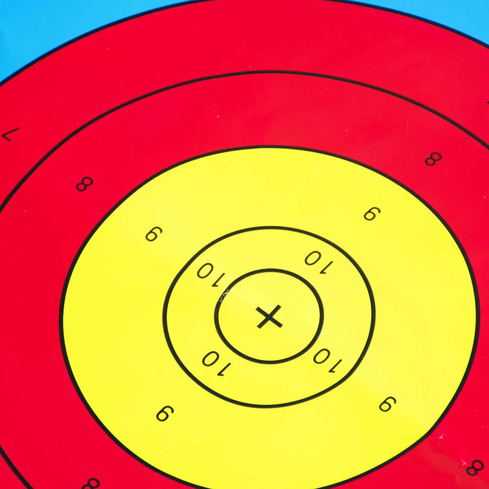 Free Shipping, 40 pcs/Lot Rainbow 5 Rings Shooting Target Paper