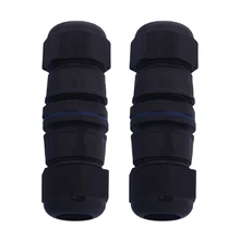 20/8/5/2 шт. IP68 защиты M20 начинкой контргайки Пластик RJ45 водонепроницаемый кабельный сальник разъем для двойной кабель