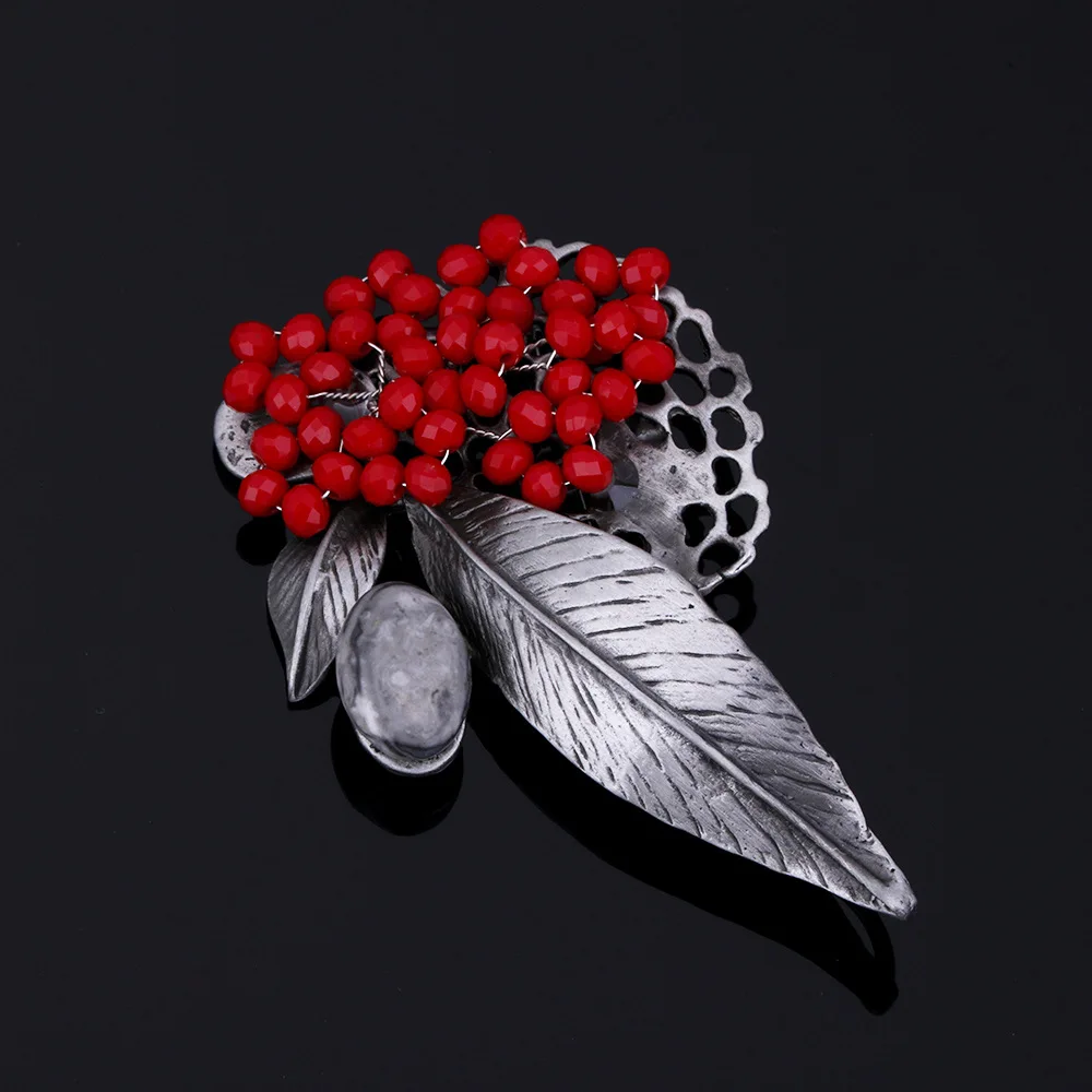 

ADOMANER High Quality Retro Big Brooch For Women Girl Flower Alloy Broochs Scarf Buckle Brooch Hat Scarf Accessories wholesale