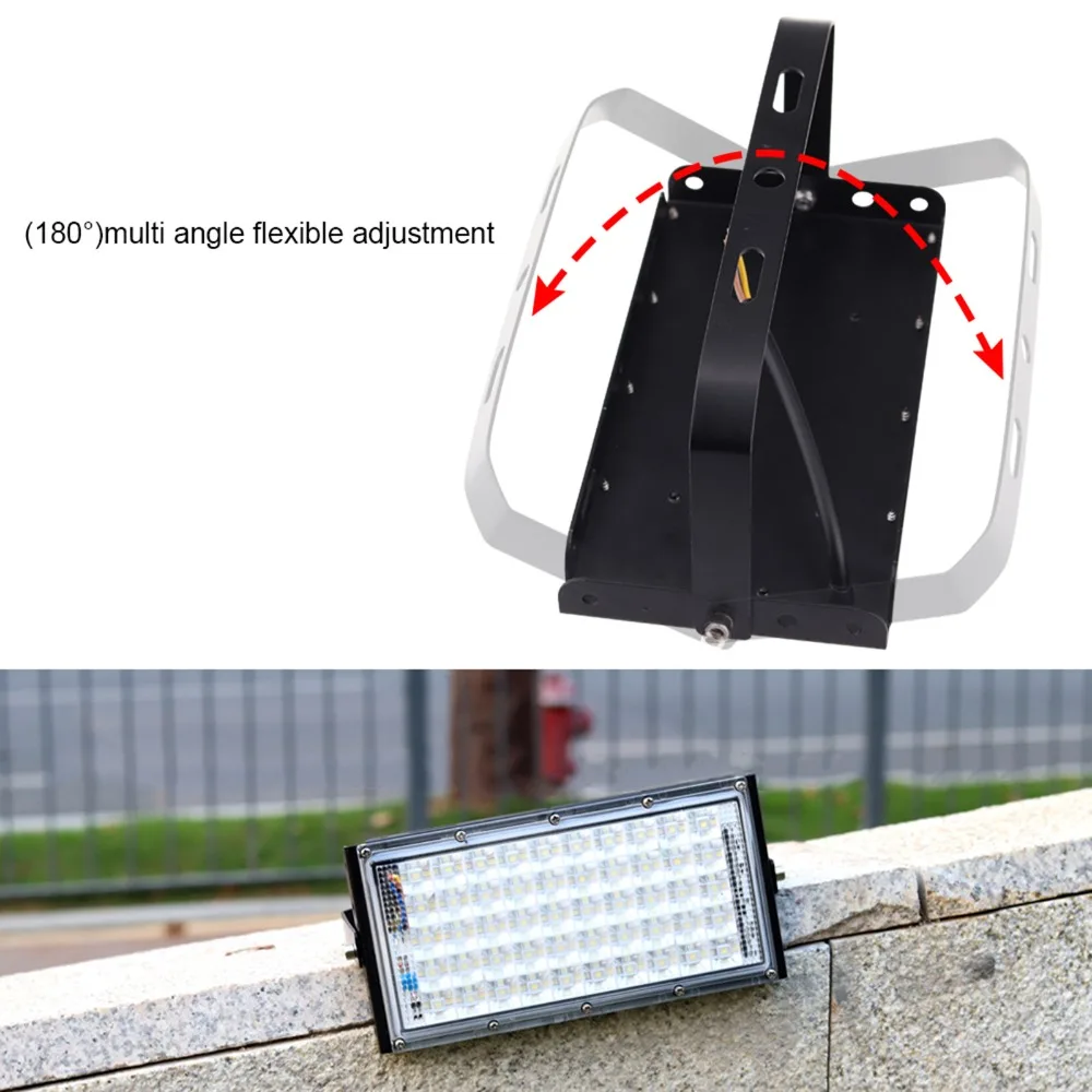 Outdoor-IP66-Waterproof-Outdoor-Lighting-50W-Ultra-bright-LED-Flood-Light-DIY-Combination-LED-Projector-Garden-Street-Lamp10